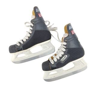 Bauer Premier Black Ice Hockey Skates Junior Youth 1D Winter Sports Intermediate
